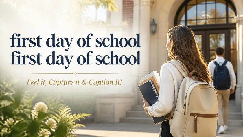 First day school Instagram captions every student