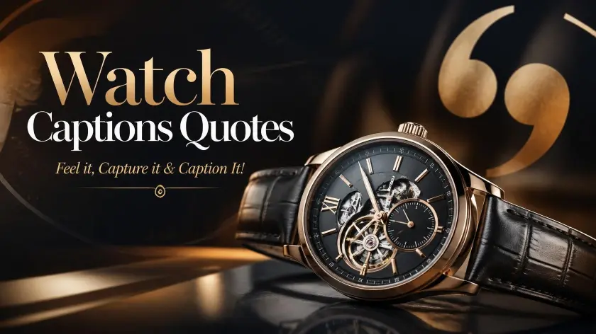 Watch Captions quotes elevate timepiece moments